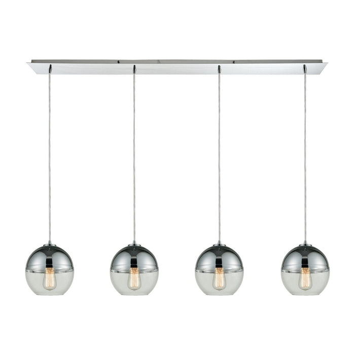 ELK Home - 10492/4LP - Four Light Pendant - Revelo - Polished Chrome