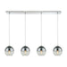 ELK Home - 10492/4LP - Four Light Pendant - Revelo - Polished Chrome