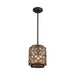 ELK Home - 12152/1 - One Light Mini Pendant - Rosslyn - Mocha