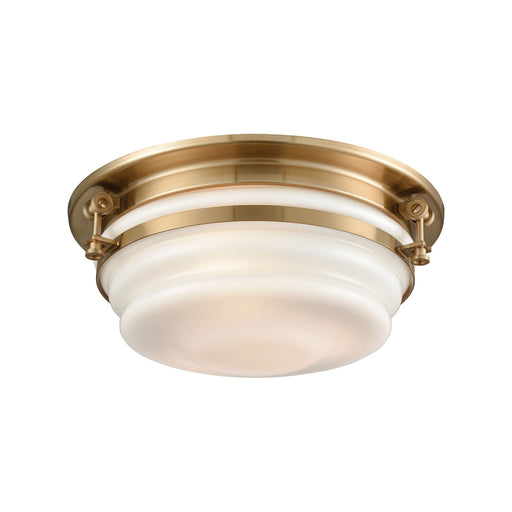 ELK Home - 16094/3 - Three Light Flush Mount - Riley - Satin Brass