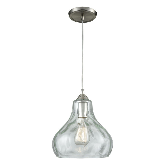 ELK Home - 25100/1 - One Light Mini Pendant - Belmont - Satin Nickel