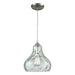 ELK Home - 25100/1 - One Light Mini Pendant - Belmont - Satin Nickel