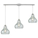 ELK Home - 25100/3L - Three Light Pendant - Belmont - Satin Nickel