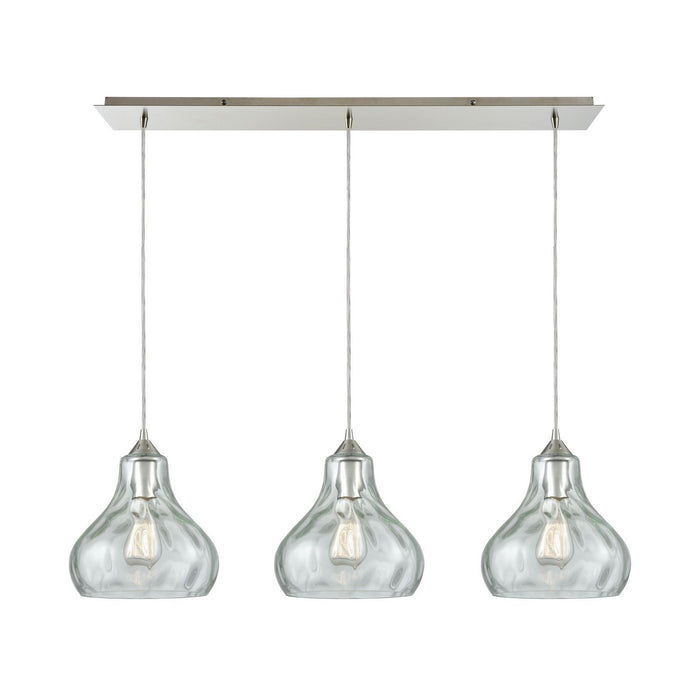 ELK Home - 25100/3LP - Three Light Pendant - Belmont - Satin Nickel