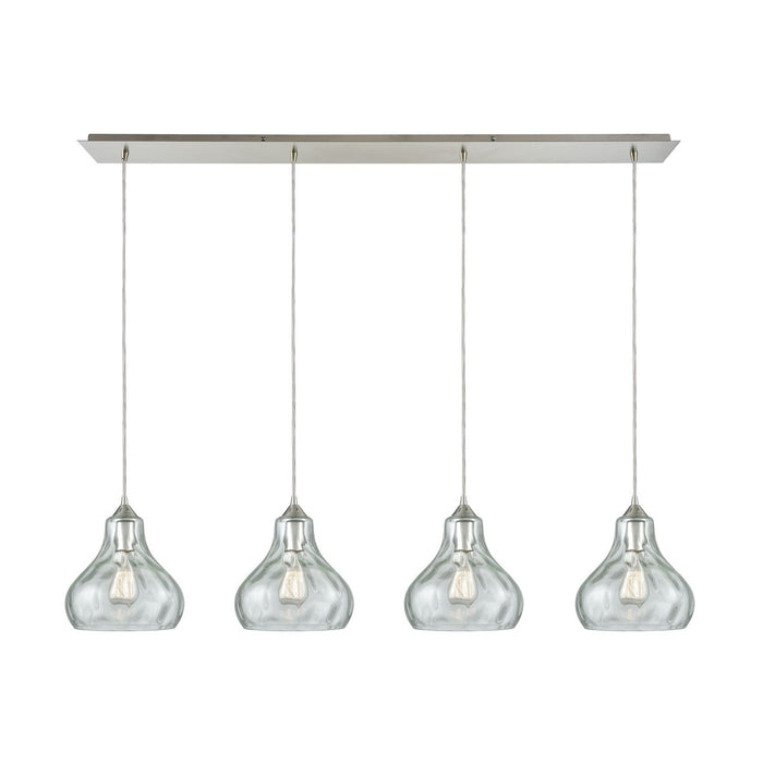 ELK Home - 25100/4LP - Four Light Pendant - Belmont - Satin Nickel