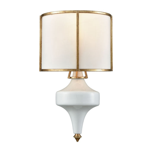 ELK Home - 33050/1 - One Light Wall Sconce - Ceramique - Antique Gold Leaf