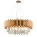 ELK Home - 33216/8 - Eight Light Chandelier - Seneca Falls - Matte Gold