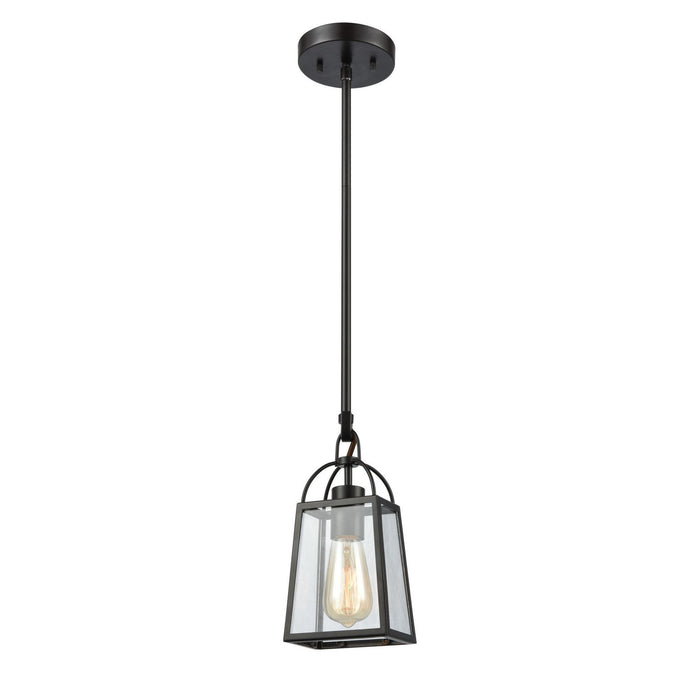 ELK Home - 46274/1 - One Light Mini Pendant - Barnside - Oil Rubbed Bronze