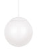 Visual Comfort Studio - 602293S-15 - LED Pendant - Leo - Hanging Globe - White