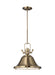 Generation Lighting. - 6514401EN3-848 - One Light Pendant - Stone Street - Satin Brass