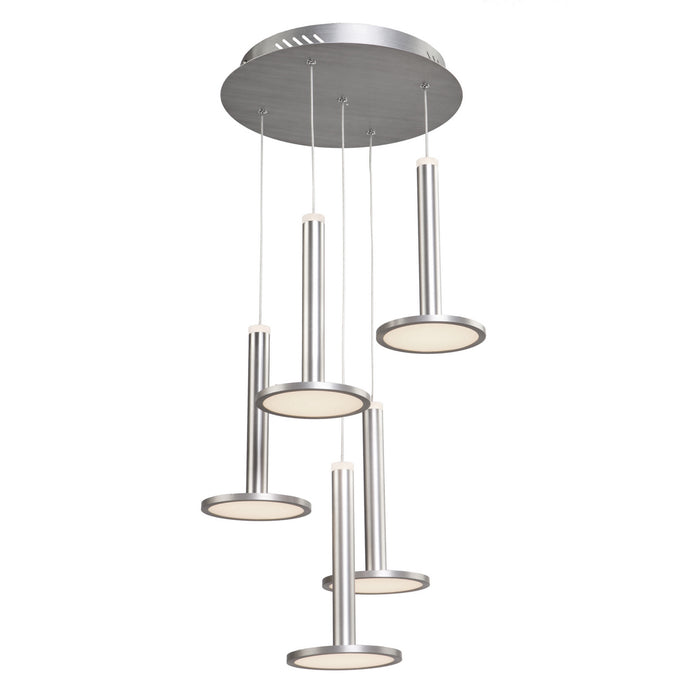 Artcraft - AC7556 - LED Chandelier - Aurora - Brushed Aluminum