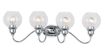 Maxim - 1114CLPC - Four Light Bath Vanity - Ballord - Polished Chrome