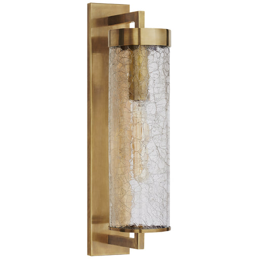 Visual Comfort Signature - KW 2123AB-CRG - One Light Bracketed Wall Sconce - Liaison - Antique-Burnished Brass