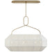 Visual Comfort Signature - KW 5317AB-L - Six Light Linear Chandelier - Forza - Antique-Burnished Brass