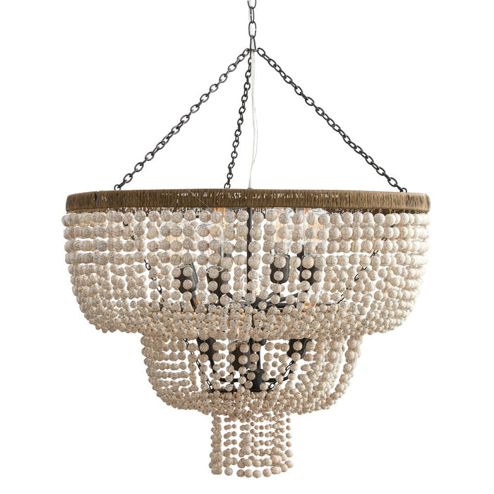 Arteriors - 84621 - 12 Light Chandelier - Chappellet - Ivory