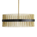 Arteriors - 89093 - 12 Light Chandelier - Hozier - Antique Brass