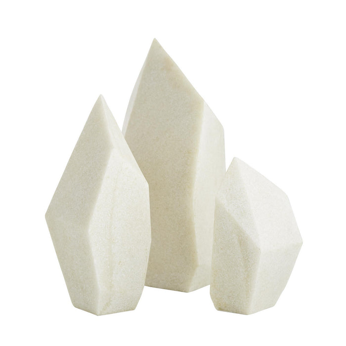 Arteriors - 9549 - Sculptures, Set of 3 - Nerine - Faux Marble