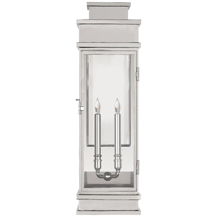 Visual Comfort Signature - CHD 2911PN-CG - Two Light Wall Lantern - Linear Lantern - Polished Nickel