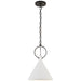 Visual Comfort Signature - SK 5362NR-PW - One Light Pendant - Limoges - Natural Rusted Iron