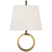 Visual Comfort Signature - TOB 2630BZ/HAB-L - Two Light Wall Sconce - Simone - Bronze with Antique Brass