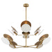 Visual Comfort Signature - TOB 5290HAB-L - Eight Light Chandelier - Osiris - Hand-Rubbed Antique Brass