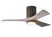 Matthews Fan Company - IR3HLK-TB-BW-42 - 42"Ceiling Fan - Irene - Textured Bronze