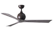 Matthews Fan Company - IR3-TB-BW-60 - 60"Ceiling Fan - Irene - Textured Bronze