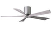 Matthews Fan Company - IR5H-BN-BW-52 - 52"Ceiling Fan - Irene - Brushed Nickel