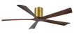 Matthews Fan Company - IR5H-BRBR-WA-60 - 60"Ceiling Fan - Irene - Brushed Brass