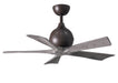 Matthews Fan Company - IR5-TB-BW-42 - 42"Ceiling Fan - Irene - Textured Bronze