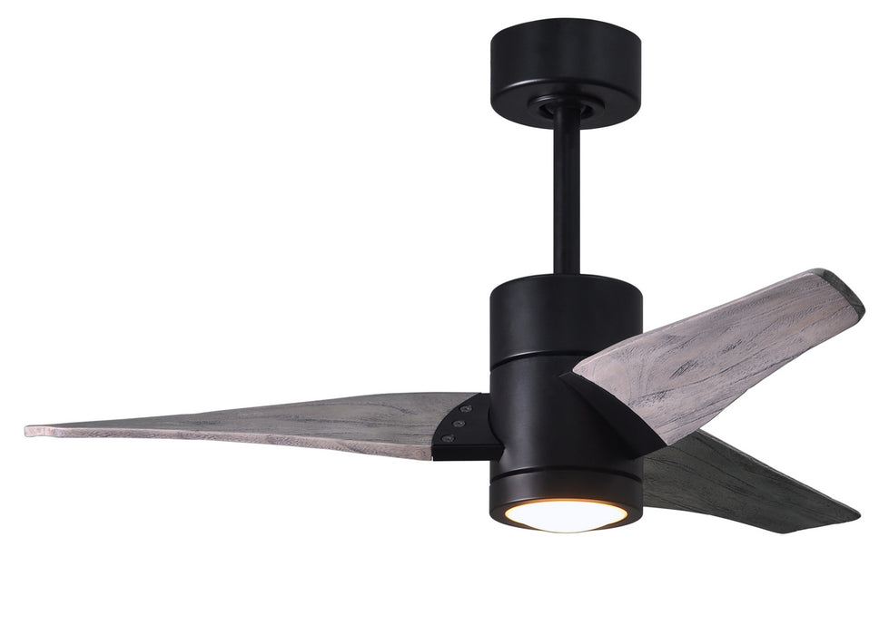 Matthews Fan Company - SJ-BK-BW-42 - 42"Ceiling Fan - Super Janet - Matte Black