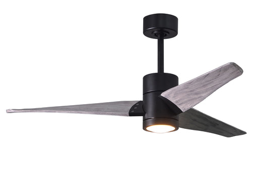 Matthews Fan Company - SJ-BK-BW-52 - 52"Ceiling Fan - Super Janet - Matte Black