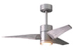 Matthews Fan Company - SJ-BN-BW-42 - 42"Ceiling Fan - Super Janet - Brushed Nickel