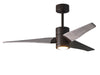 Matthews Fan Company - SJ-TB-BW-52 - 52"Ceiling Fan - Super Janet - Textured Bronze