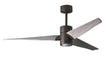 Matthews Fan Company - SJ-TB-BW-60 - 60"Ceiling Fan - Super Janet - Textured Bronze