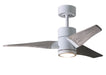 Matthews Fan Company - SJ-WH-BW-42 - 42"Ceiling Fan - Super Janet - Gloss White