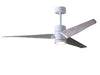 Matthews Fan Company - SJ-WH-BW-52 - 52"Ceiling Fan - Super Janet - Gloss White