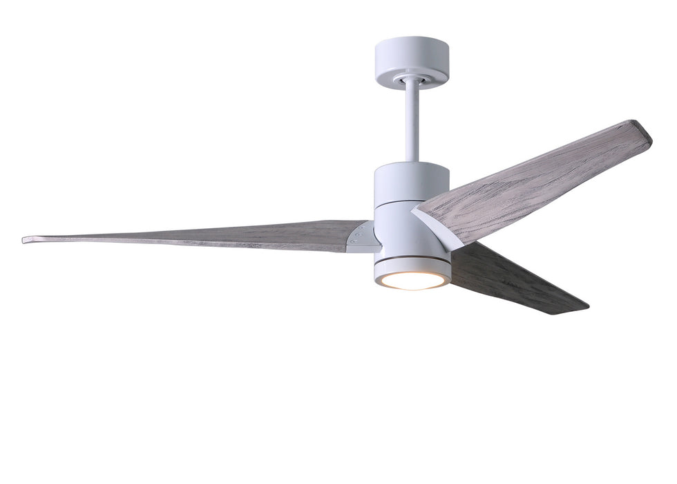 Matthews Fan Company - SJ-WH-BW-60 - 60"Ceiling Fan - Super Janet - Gloss White