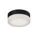 Kuzco Lighting - FM3506-BK - LED Flush Mount - Bedford - Black/Frosted