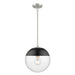 Golden - 3219-L PW-BLK - One Light Pendant - Dixon PW - Pewter