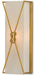 Currey and Company - 5000-0078 - One Light Wall Sconce - Ariadne - Contemporary Gold Leaf