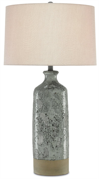 Currey and Company - 6000-0208 - One Light Table Lamp - Stargazer - Celadon Crackle/Gray