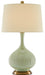 Currey and Company - 6000-0218 - One Light Table Lamp - Cait - Grass Green/Antique Brass