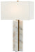 Currey and Company - 6000-0250 - One Light Table Lamp - Khalil - Marble/Antique Brass