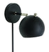 House of Troy - OR775-BLKSN - LED Wall Sconce - Orwell - Black With Satin Nickel Accents