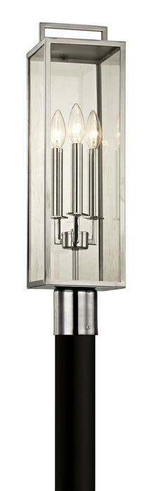 Troy Lighting - P6535 - Three Light Post Lantern - Beckham - Polished Stainless