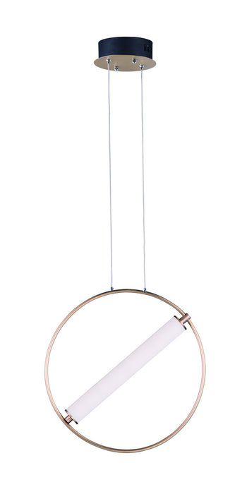 ET2 - E23274-93BKSFTG - LED Pendant - Flare - Black / Soft Gold