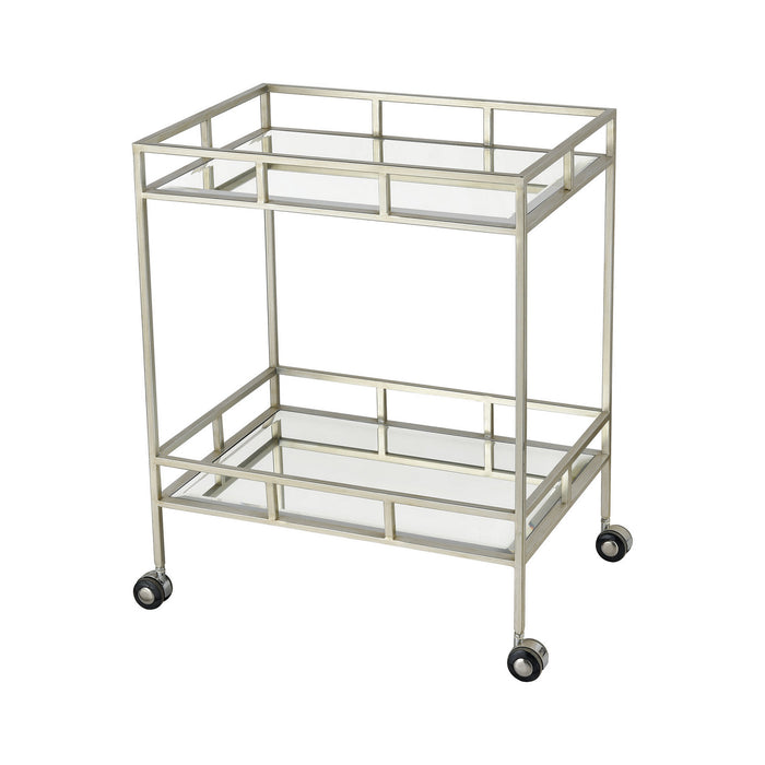 ELK Home - 1114-318 - Bar Cart - The Nines - Nickel