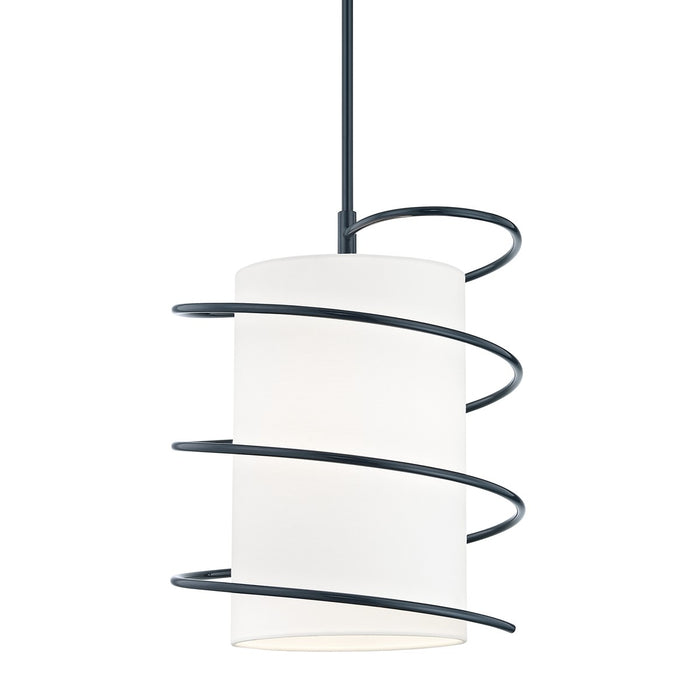 Mitzi - H237701L-NVY - One Light Pendant - Carly - Navy