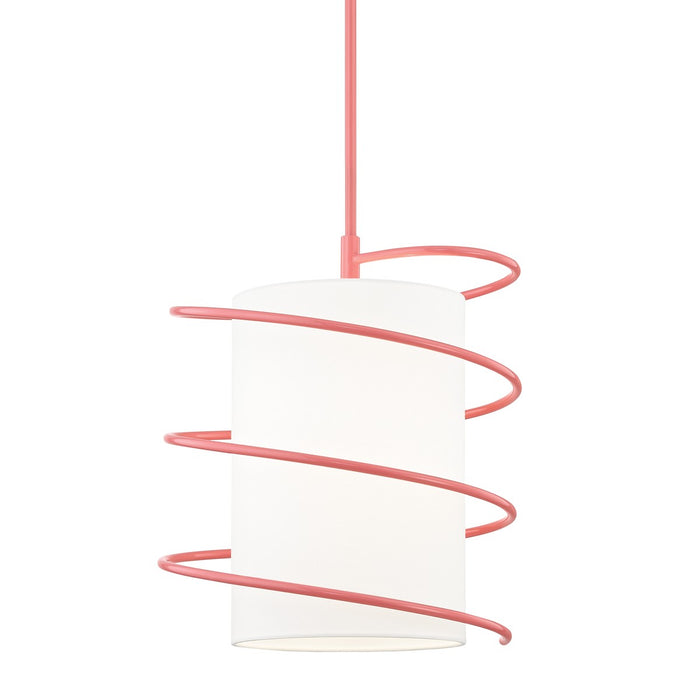Mitzi - H237701L-PK - One Light Pendant - Carly - Pink